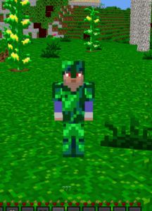 minecraft emerald armor skin